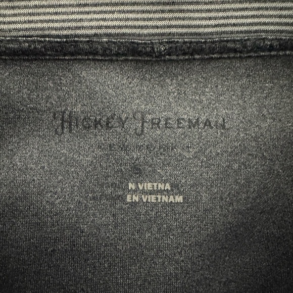 Hickey Freeman 1/4 Zip Pullover Striped Long Sleeve Mens Size Small Blue - Picture 9 of 10